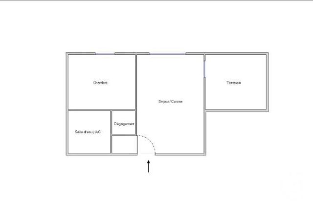 Appartement T2 à vendre - 2 pièces - 38.83 m2 - MARSEILLE - 13010 - PROVENCE-ALPES-COTE-D-AZUR - Century 21 Alphée Sga