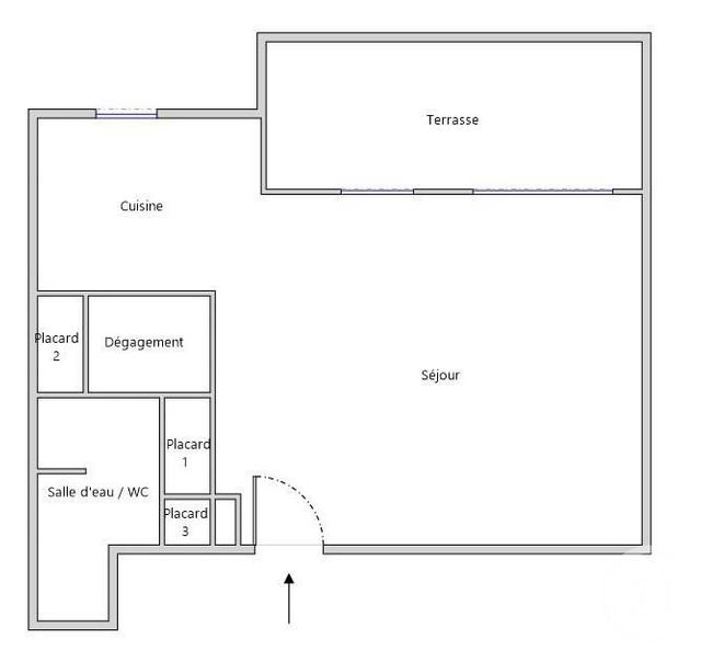 Appartement T1 à vendre - 1 pièce - 35.67 m2 - MARSEILLE - 13010 - PROVENCE-ALPES-COTE-D-AZUR - Century 21 Alphée Sga