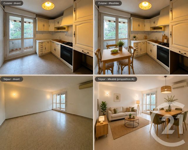 Appartement T2 à louer - 2 pièces - 57.08 m2 - MARSEILLE - 13011 - PROVENCE-ALPES-COTE-D-AZUR - Century 21 Alphée Sga